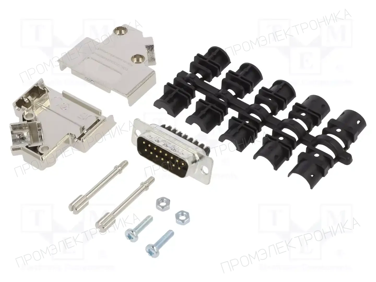 AMPHENOL COMMUNICATIONS SOLUTIONS L17D45PK-M-15+L717DA15PST — Комплектные штекеры D-Sub