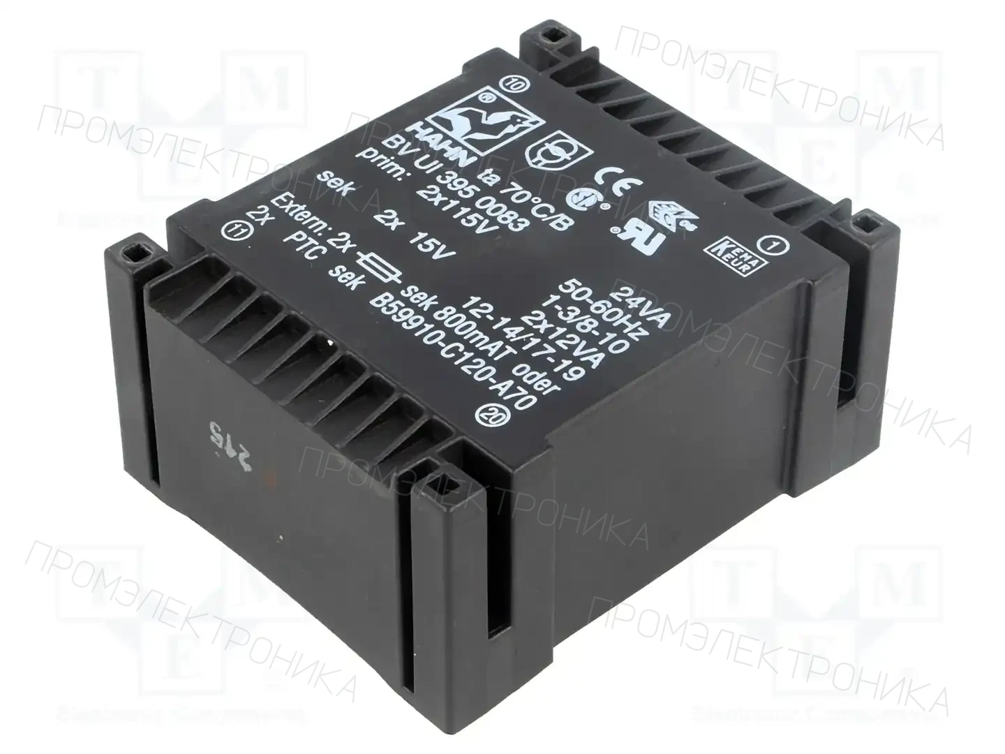 HAHN BV UI 395 0083 — Трансформаторы PCB