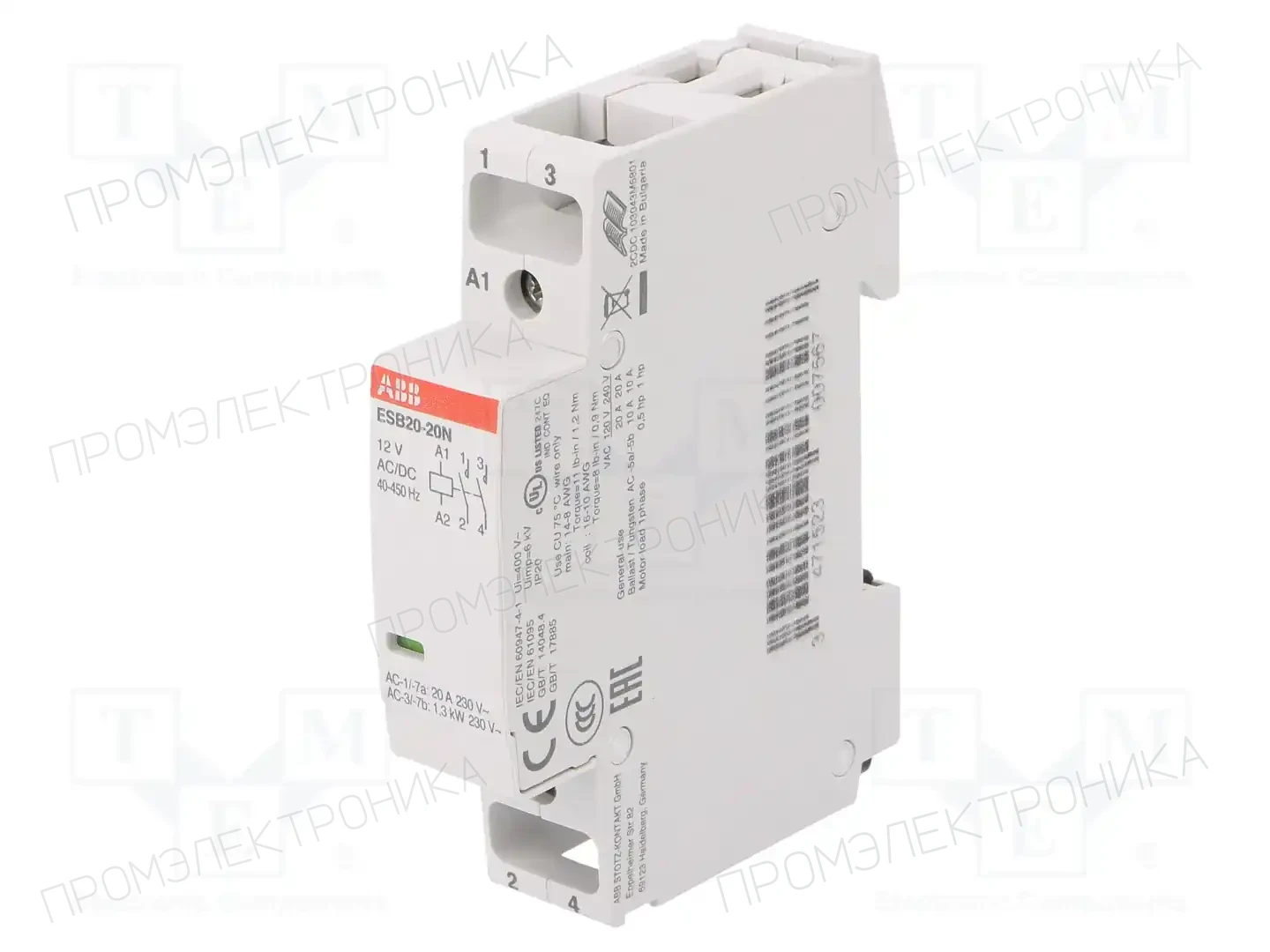 ABB 1SBE121111R1420 — Контакторы - установочные модульные