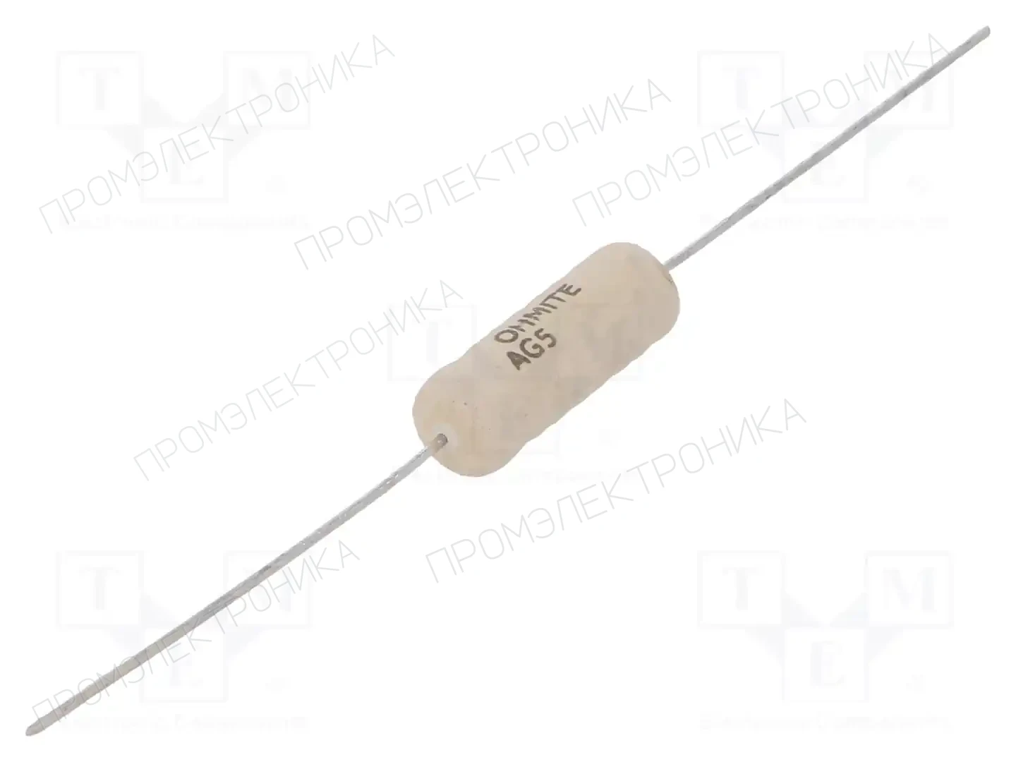 OHMITE AG5J1K8E — Резисторы аудио