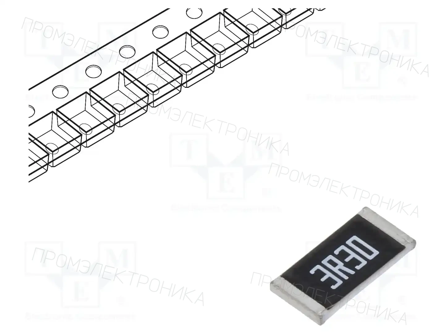 Viking PWR12FTFA3R30 — Резисторы SMD