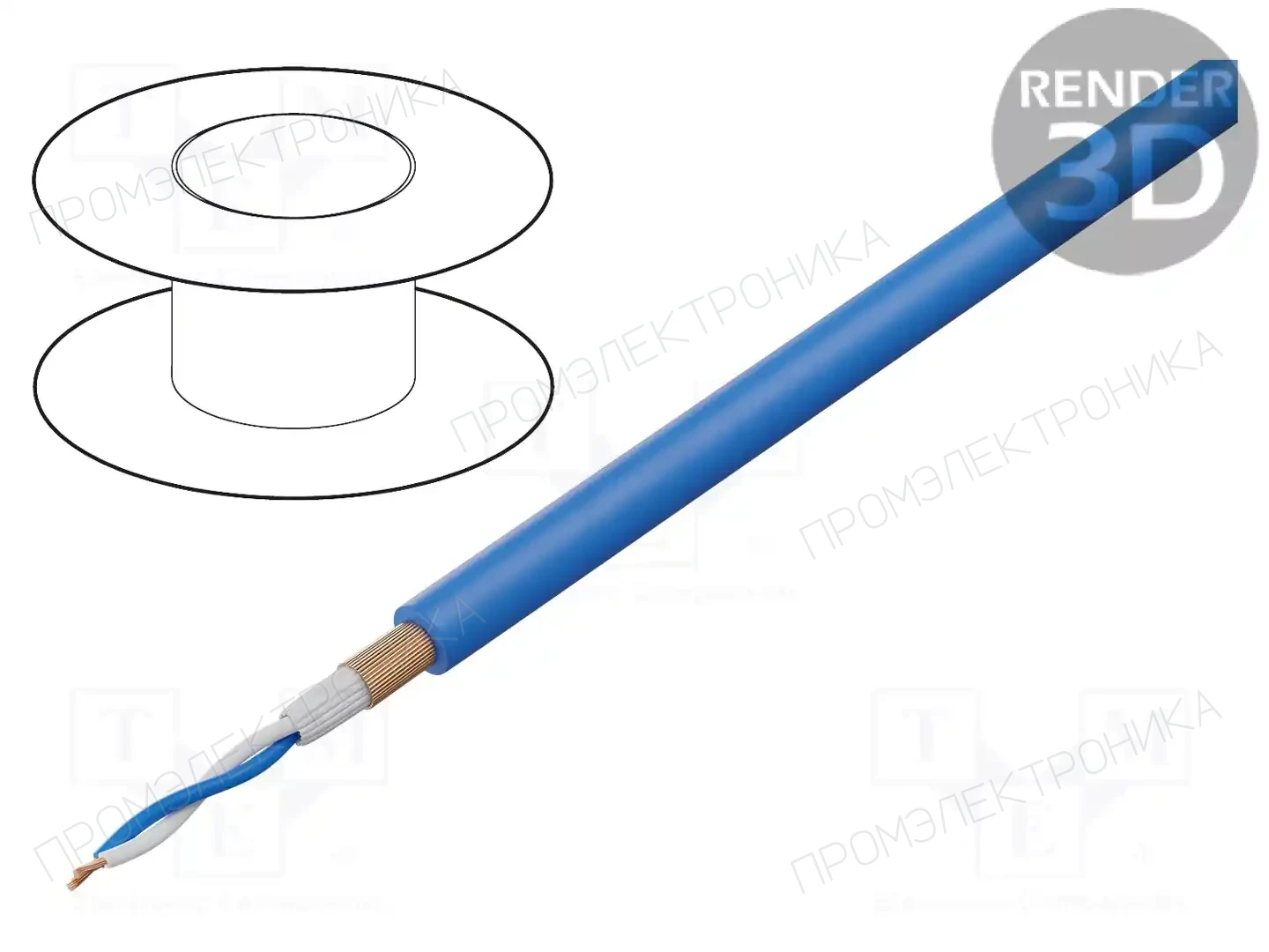 TASKER T32 BLUE — Провода микрофонные