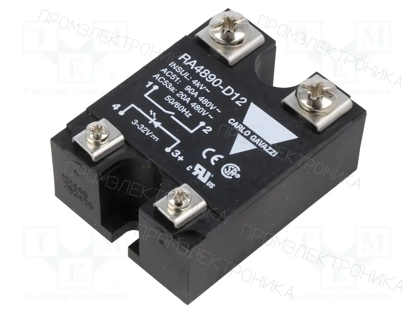 CARLO GAVAZZI RA4890-D12 — Реле SSR однофазные