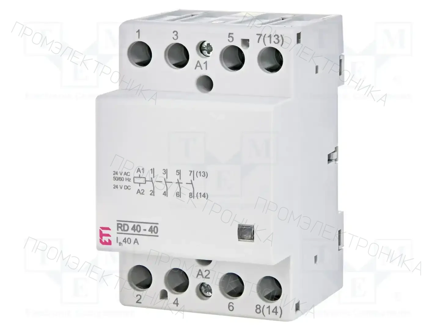ETI POLAM RD 40-40-24V AC/DC — Контакторы - установочные модульные