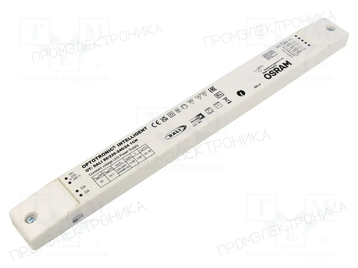 ams OSRAM OTI DALI 80/220-240/24 1CH — Блоки питания для LED