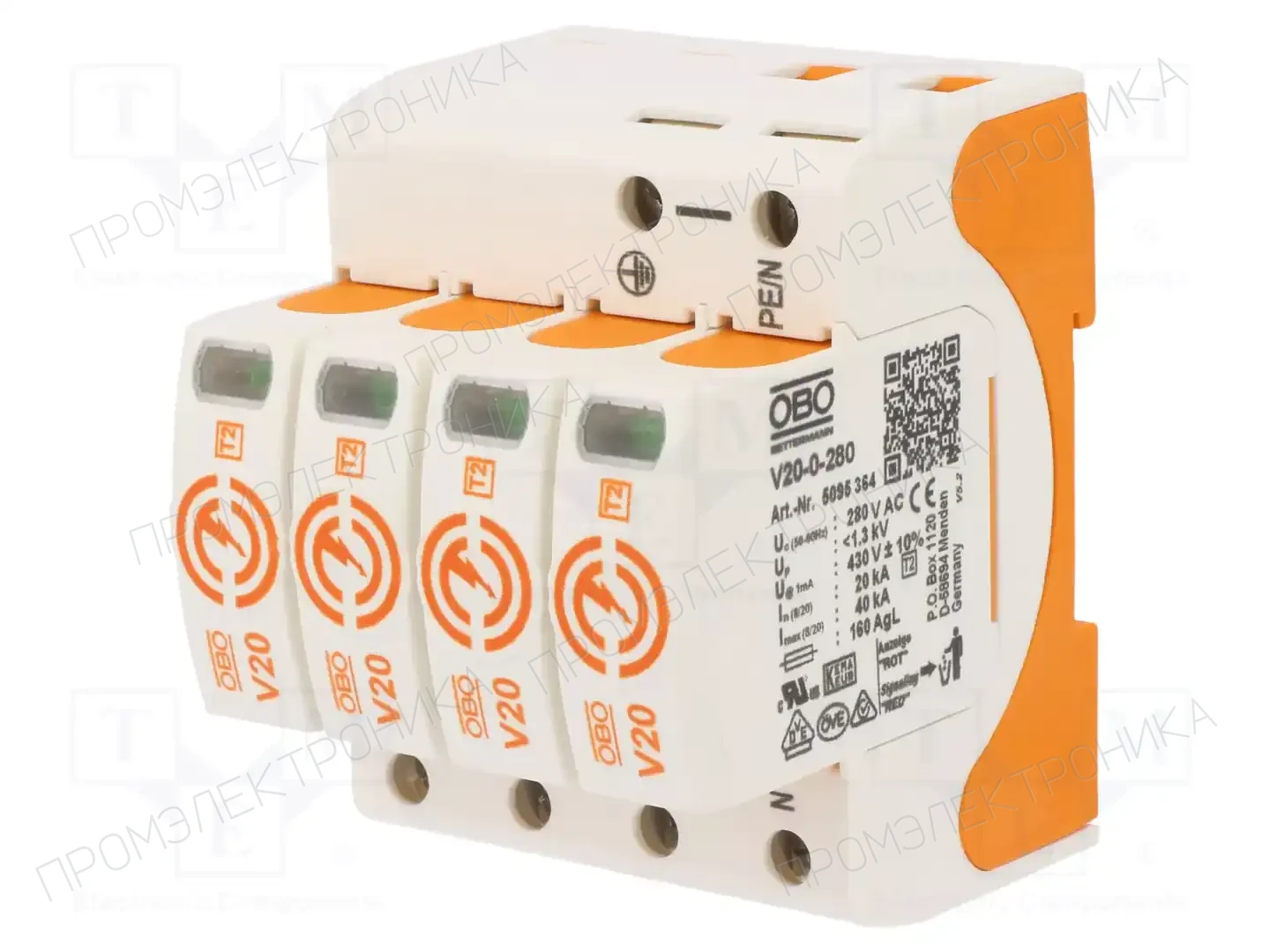 OBO BETTERMANN V20-4-280 — Ограничители перенапряжения