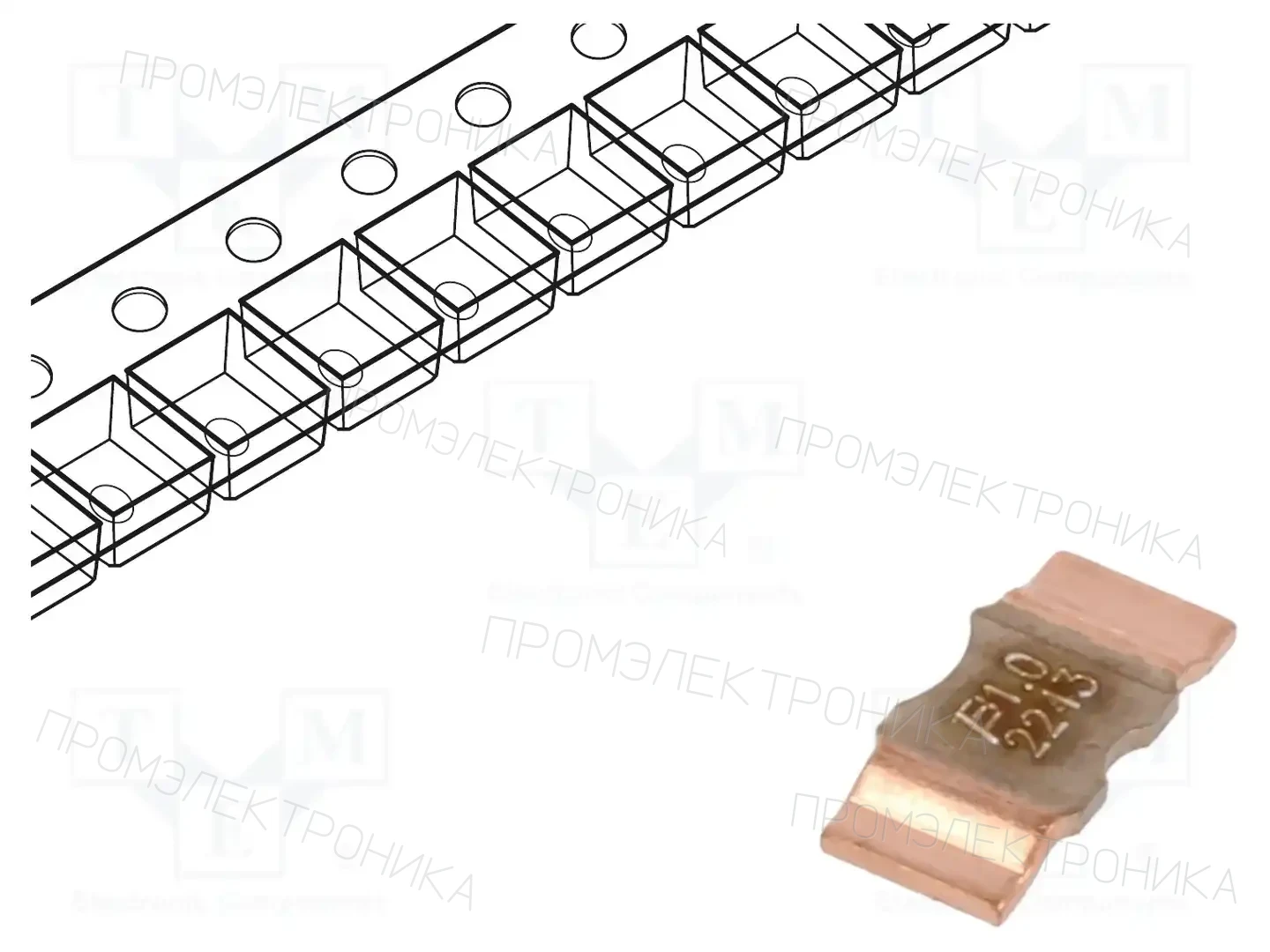 BOURNS CSS2H-2512R-1L00FE — Резисторы SMD