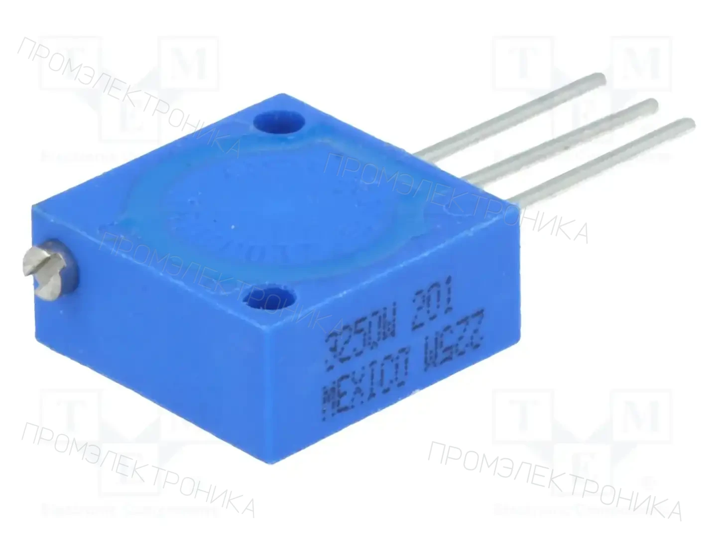 BOURNS 3250W-1-201 — Потенциометры THT многооборотные 1/2 дм