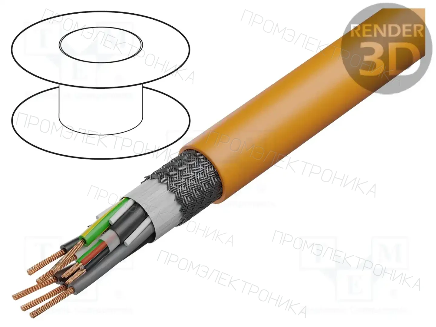 IGUS CF220.UL.H304.15.04 — Провода для направляющих- экранированные