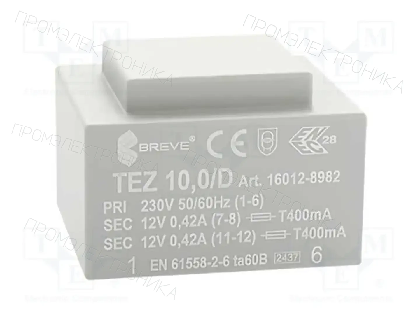 BREVE TUFVASSONS 16012-8982 — Трансформаторы PCB