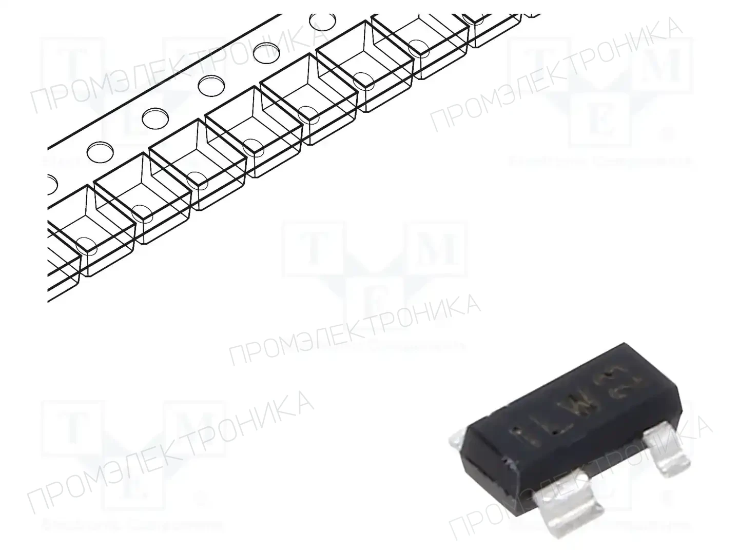 NEXPERIA BCV61C,215 — Транзисторы NPN SMD