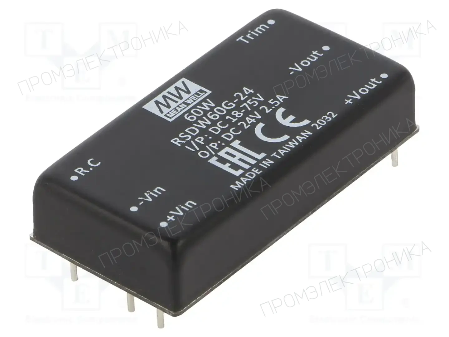 MEAN WELL RSDW60G-24 — Преобразователи DC/DC