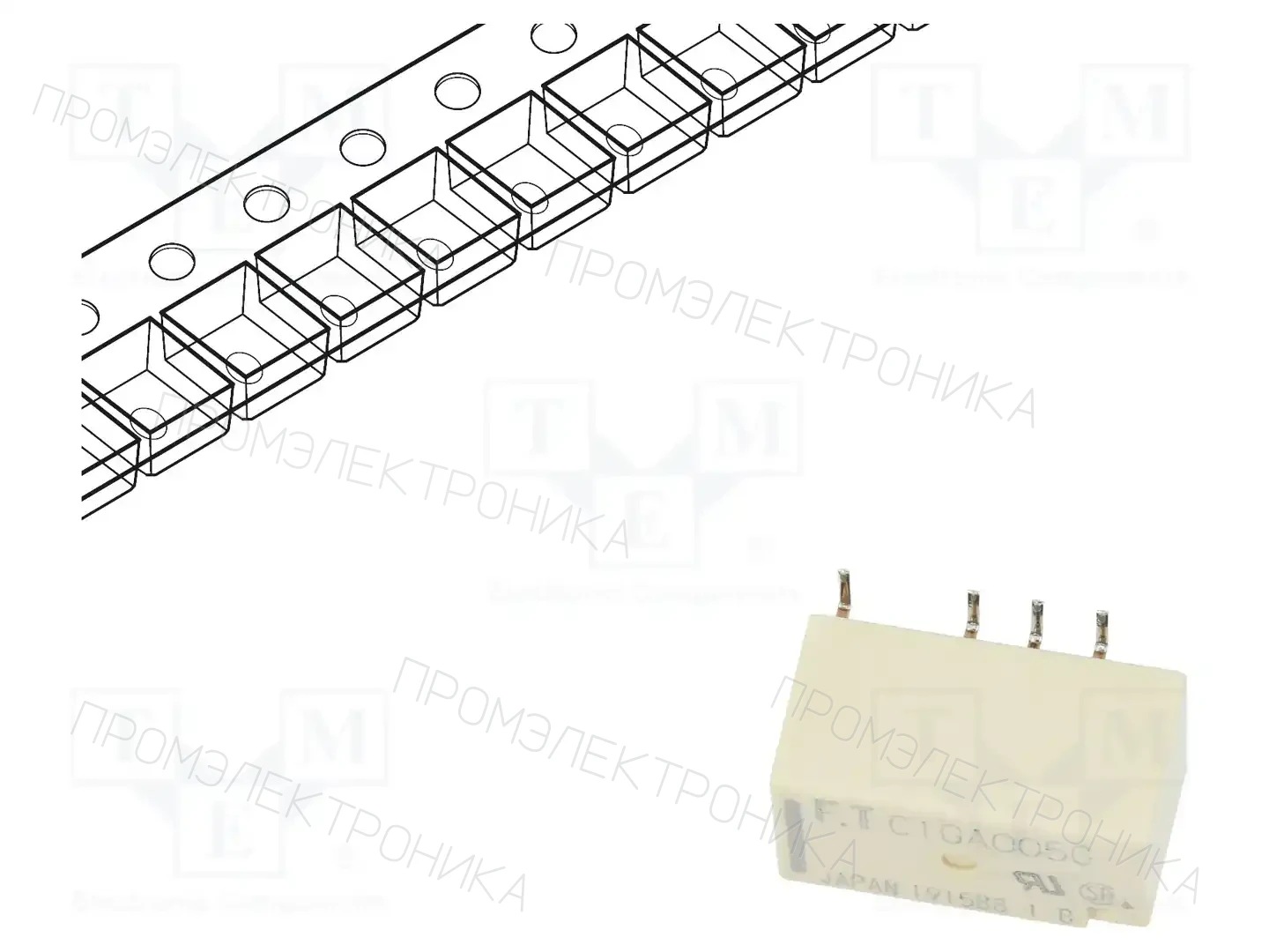 FCL Components FTR-C1GA005G-B05 — Реле электромагн. миниатюрные