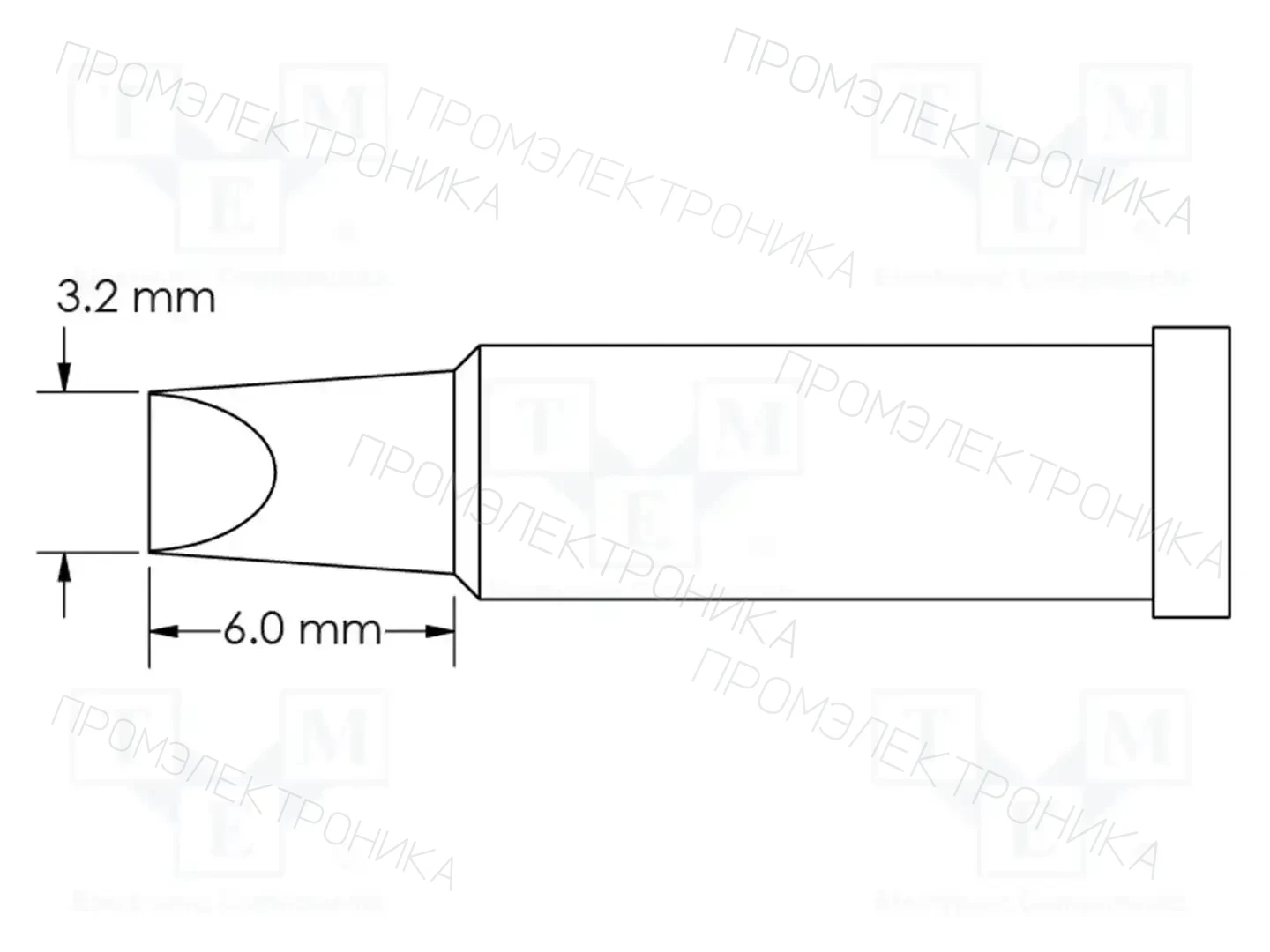 METCAL GT4-CH0032P — Жала паяльников