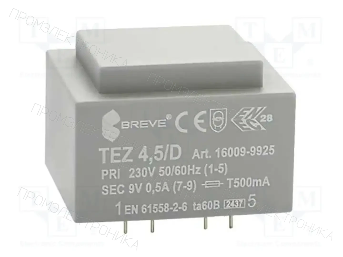 BREVE TUFVASSONS 16009-9925 — Трансформаторы PCB
