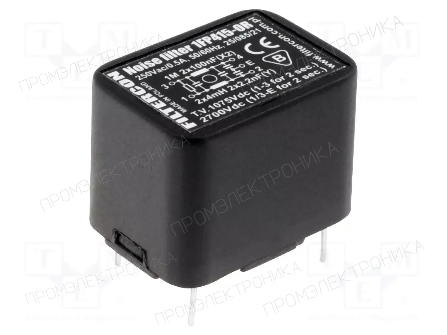 FILTERCON 1FP415-0R — Противопомеховые фильтры THT