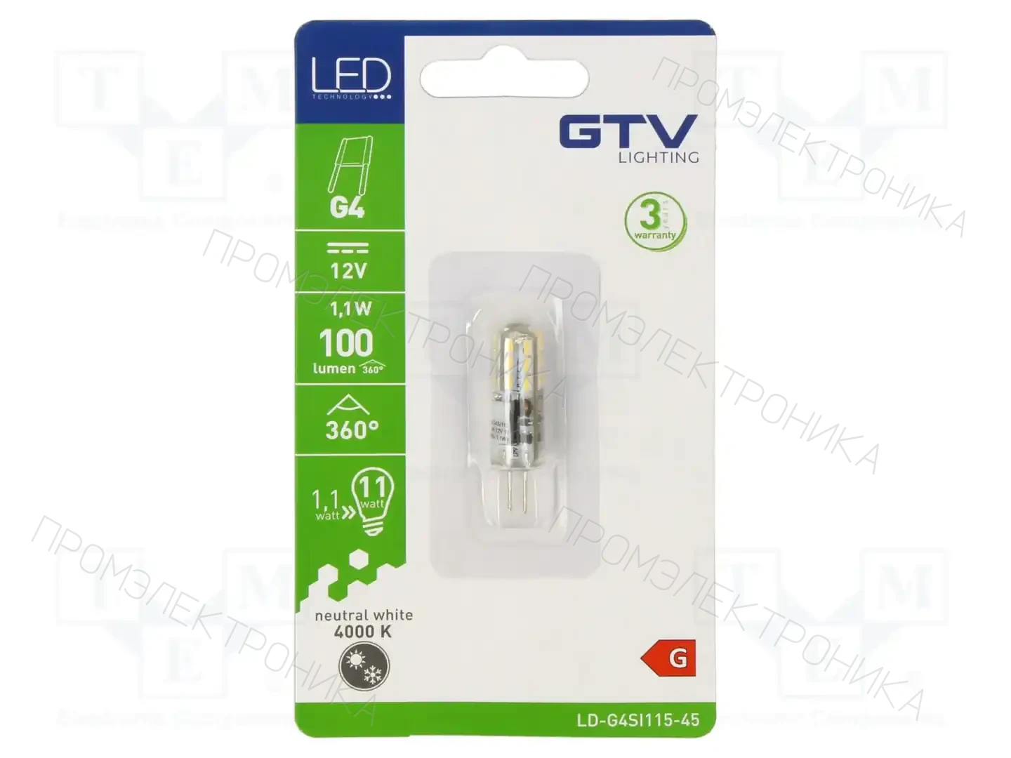 GTV Poland LD-G4SI115-45 — Источники света - освещение