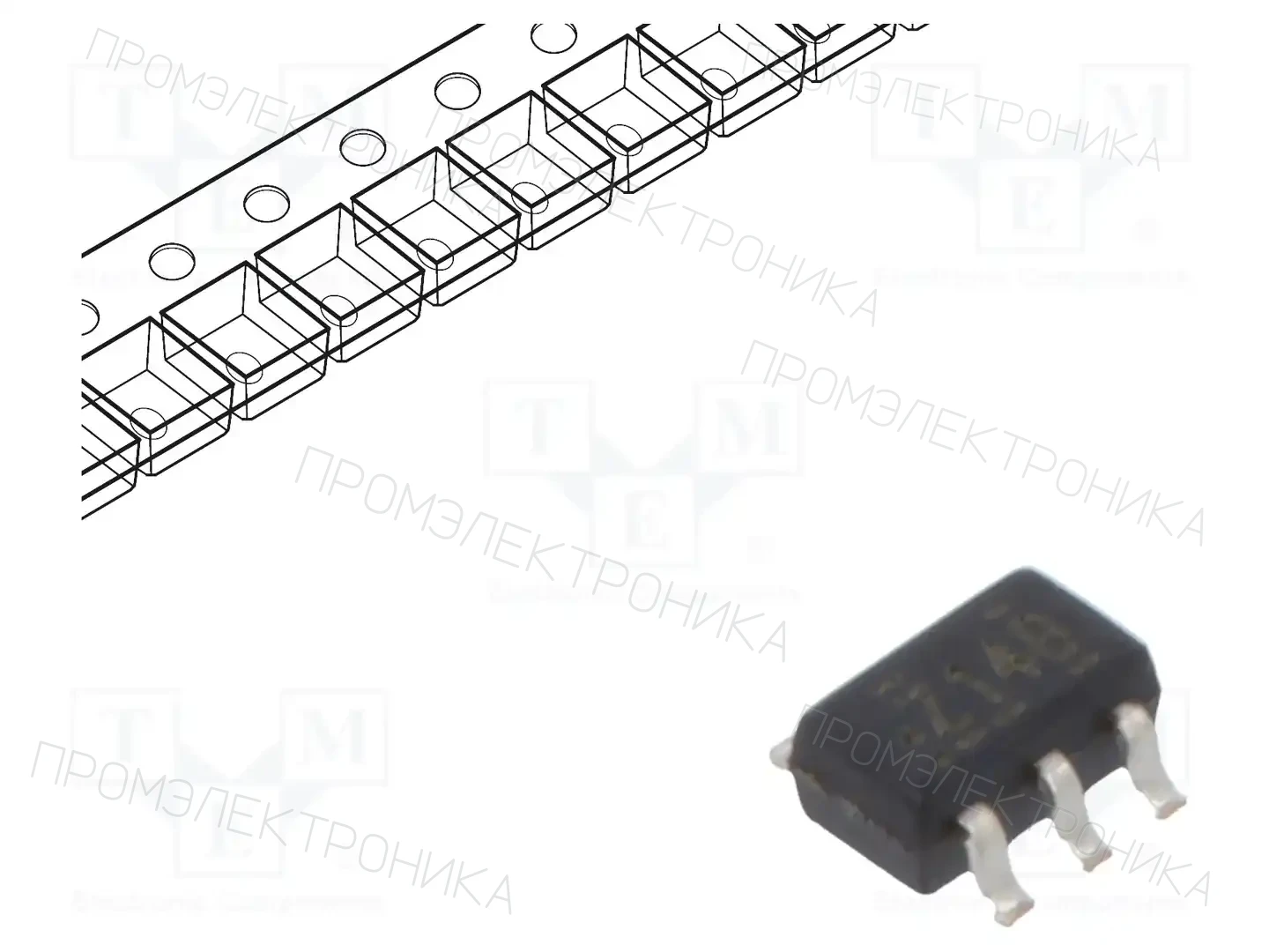 onsemi NC7WZ14EP6X — Ворота, инверторы