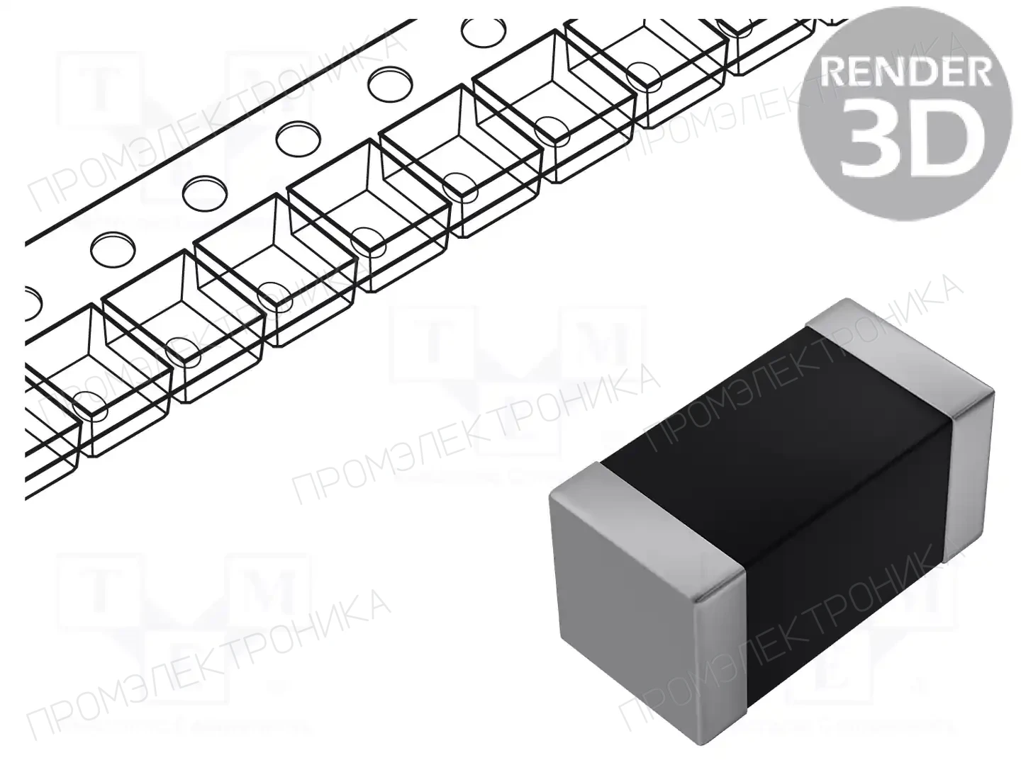 TDK MMZ1608D121BTA00 — Ферриты - бусинки
