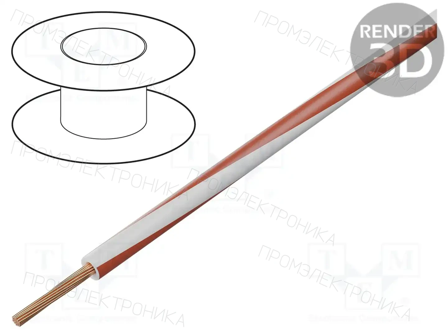 BQ CABLE LGY2.5-WH/RD — Провода одножильные - тросик