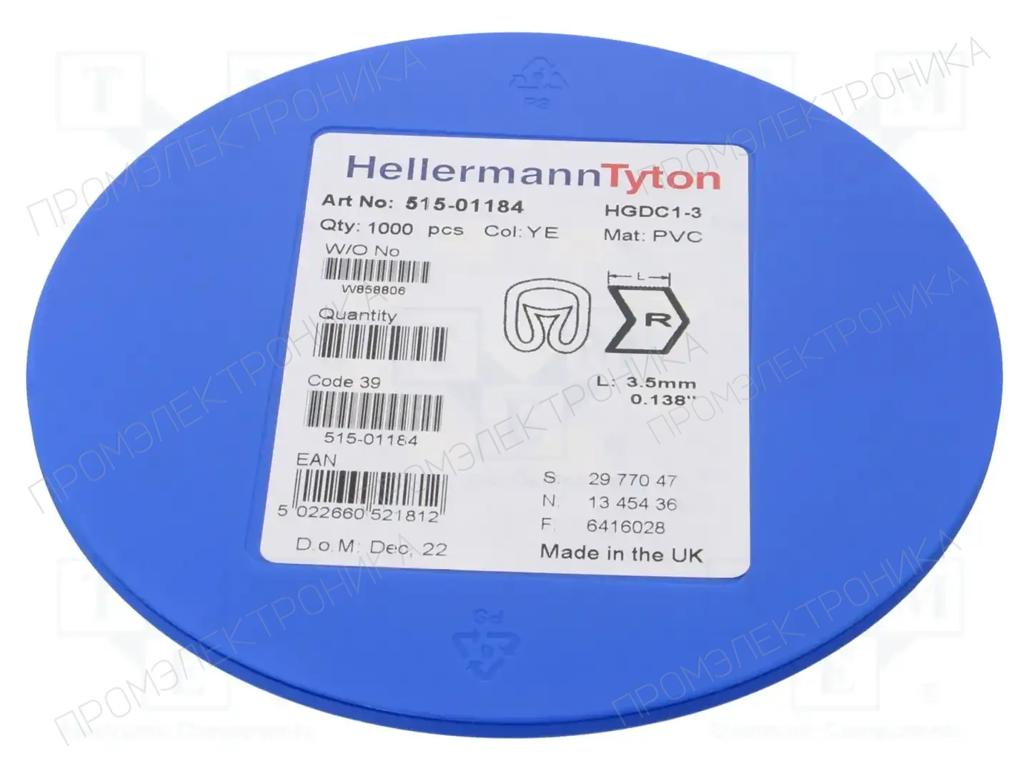 HELLERMANNTYTON 515-01184 — Маркеры проводов