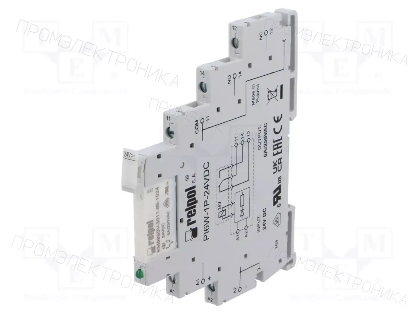 RELPOL PIR6W-1P-24VDC — Реле электромагн. - наборы