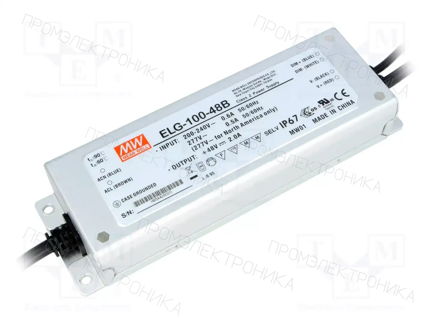 MEAN WELL ELG-100-48B — Блоки питания для LED