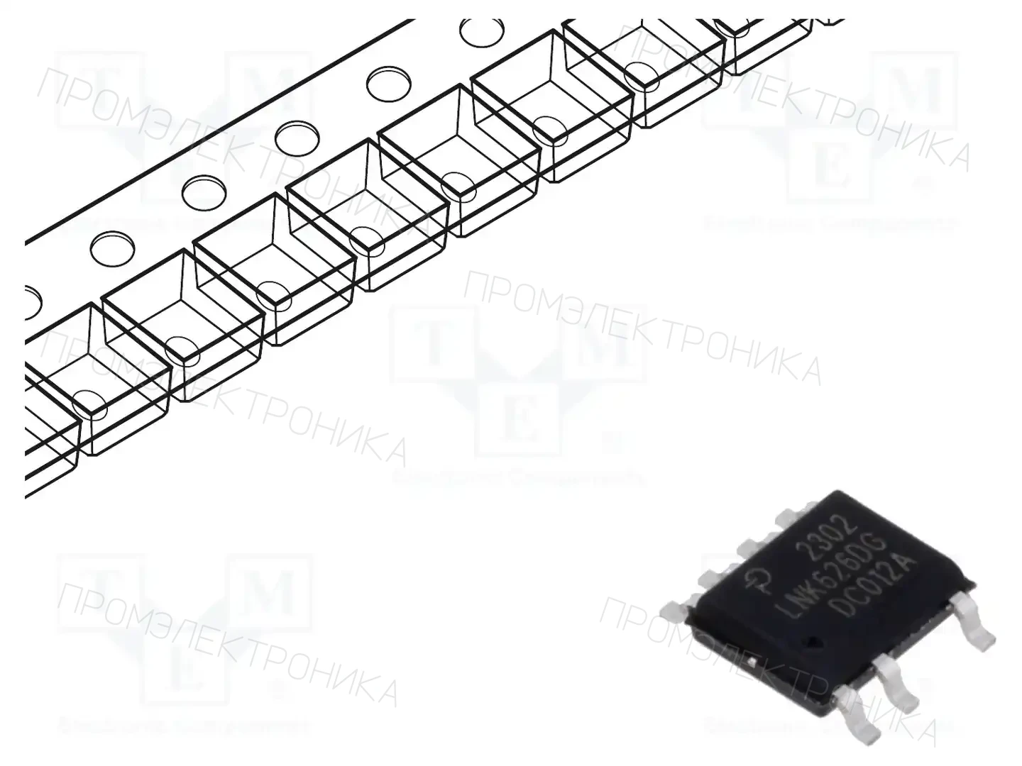 POWER INTEGRATIONS LNK626DG-TL — Регуляторы напряжения - микросхемы DC/DC