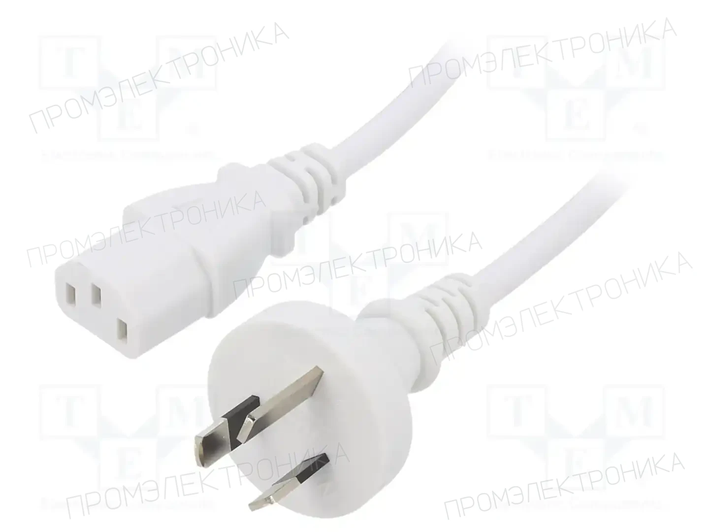 LIAN DUNG LT-423+501 H05VV-F 3X0.75 WHT 1.8M — Кабели питания компьютерные и универс