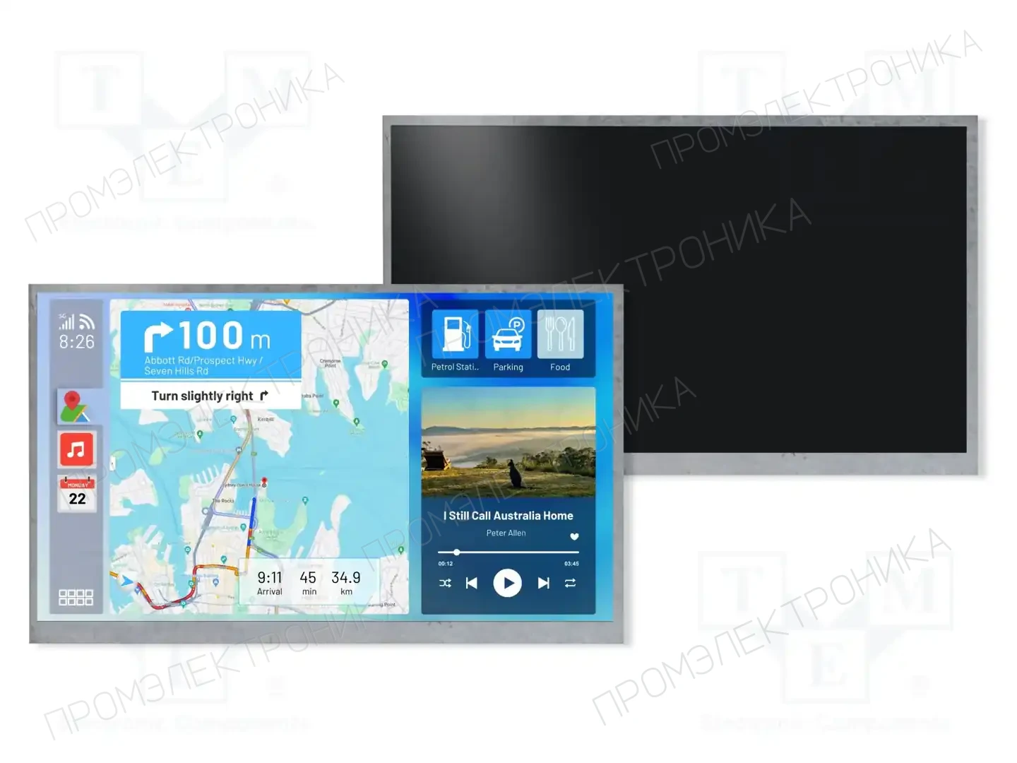 4D LCD 4DLCD-90-800-480-NT-NM-450-R — Дисплеи TFT