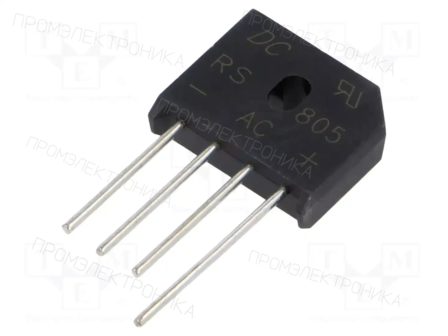 DC COMPONENTS RS805 — Однофазные мосты диодные плоские