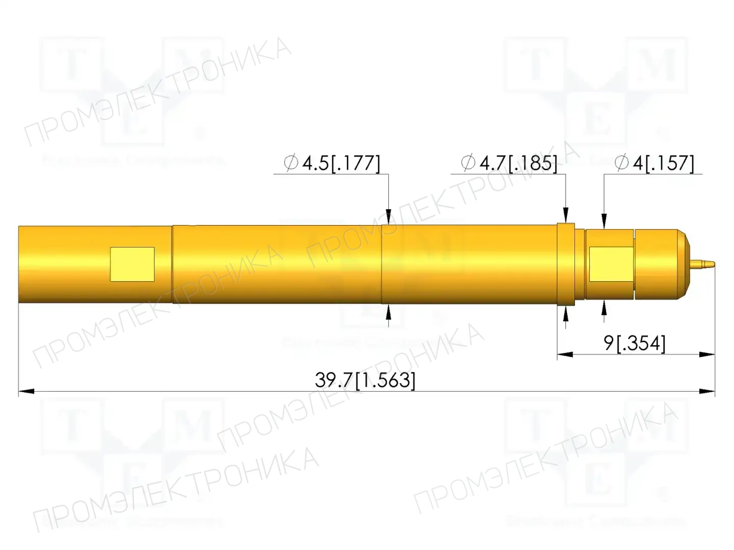 INGUN HFS-865 313 040 A 5343 MM1 — Измерительные щупы