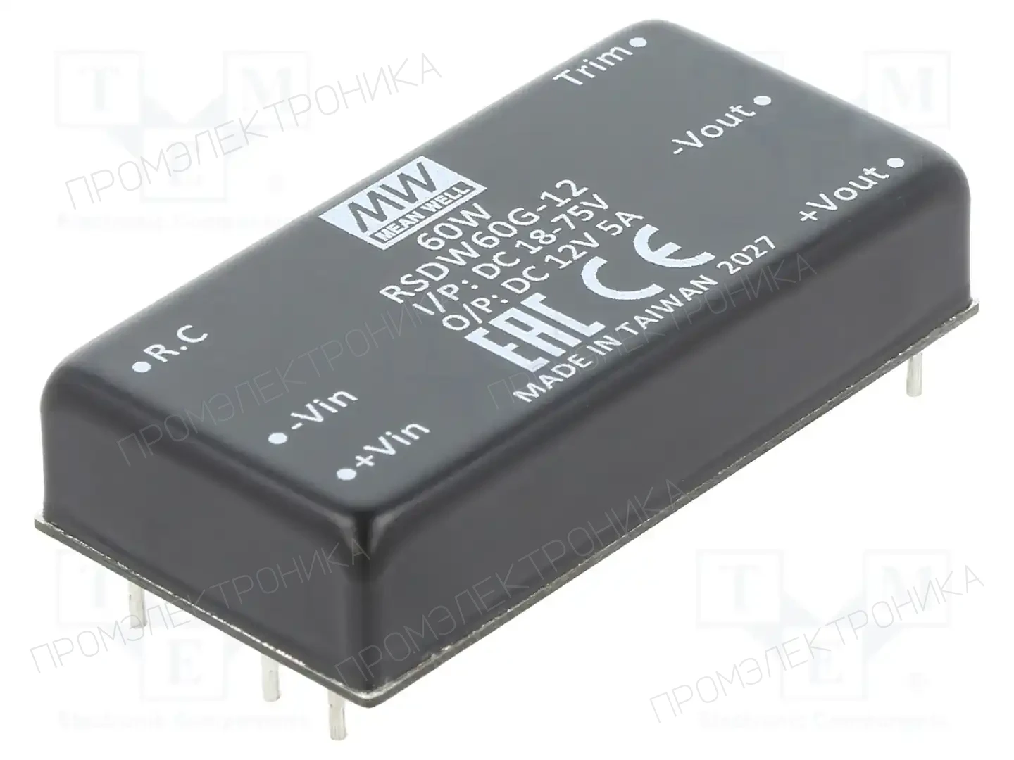 MEAN WELL RSDW60G-12 — Преобразователи DC/DC