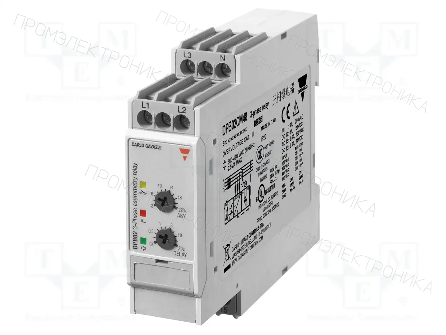 CARLO GAVAZZI DPB02CM44 — Контрольные реле