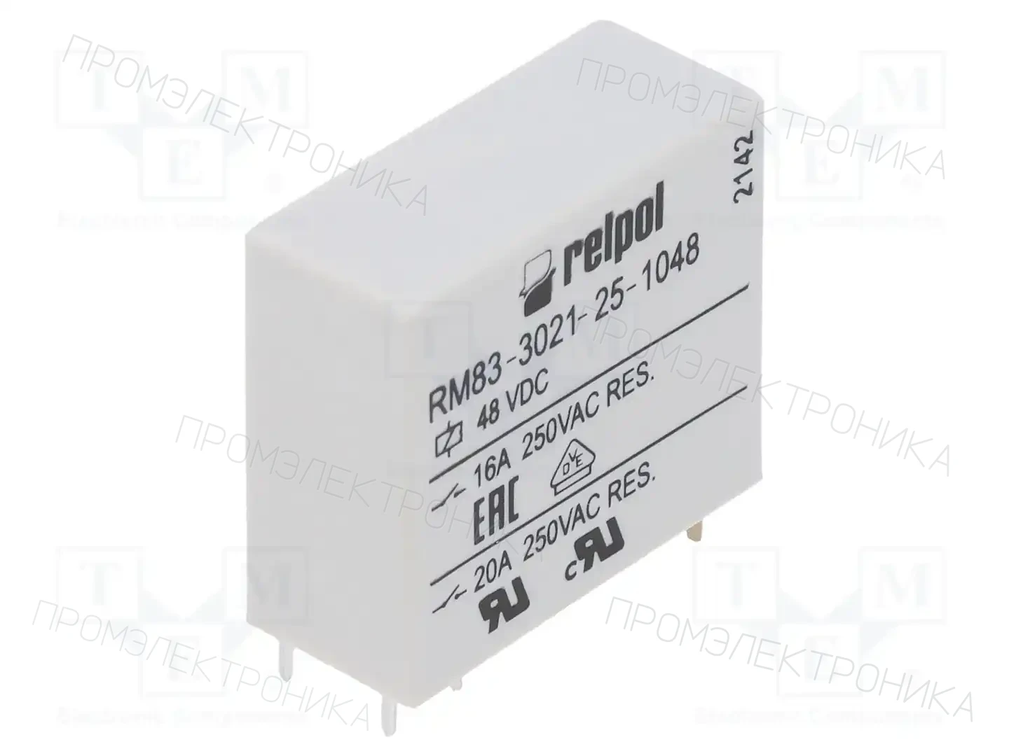 RELPOL RM83-3021-25-1048 — Реле электромагн. миниатюрные