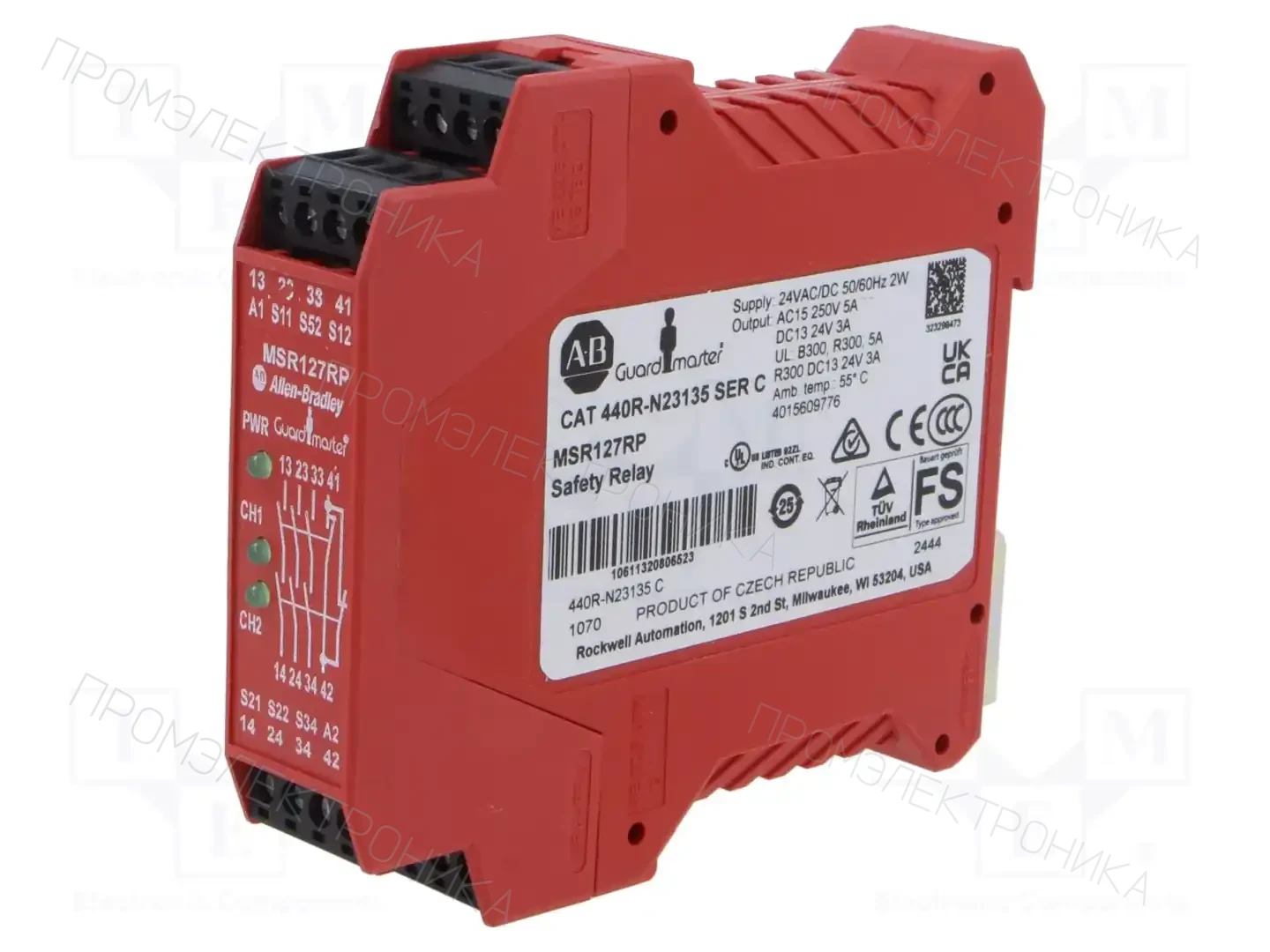 Allen Bradley Guardmaster 440R-N23135 — Выключат. безопасности - мод. управления
