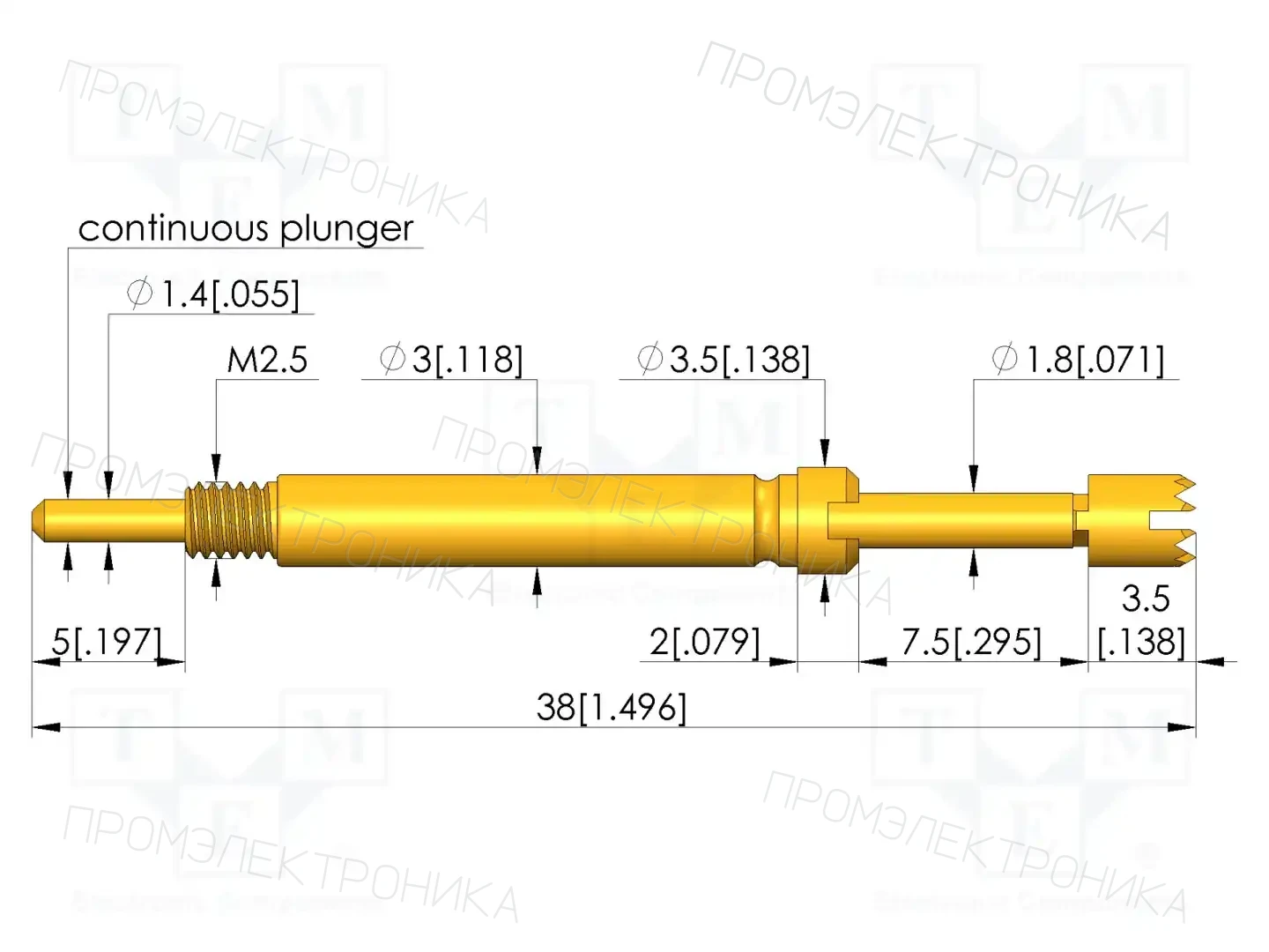 INGUN GKS-500 306 300 A 1502 M — Измерительные щупы