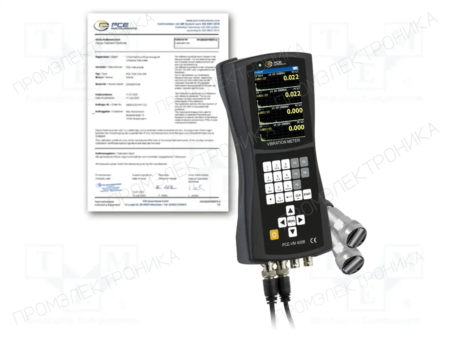 PCE INSTRUMENTS PCE-VM 400B-ICA — Виброметры