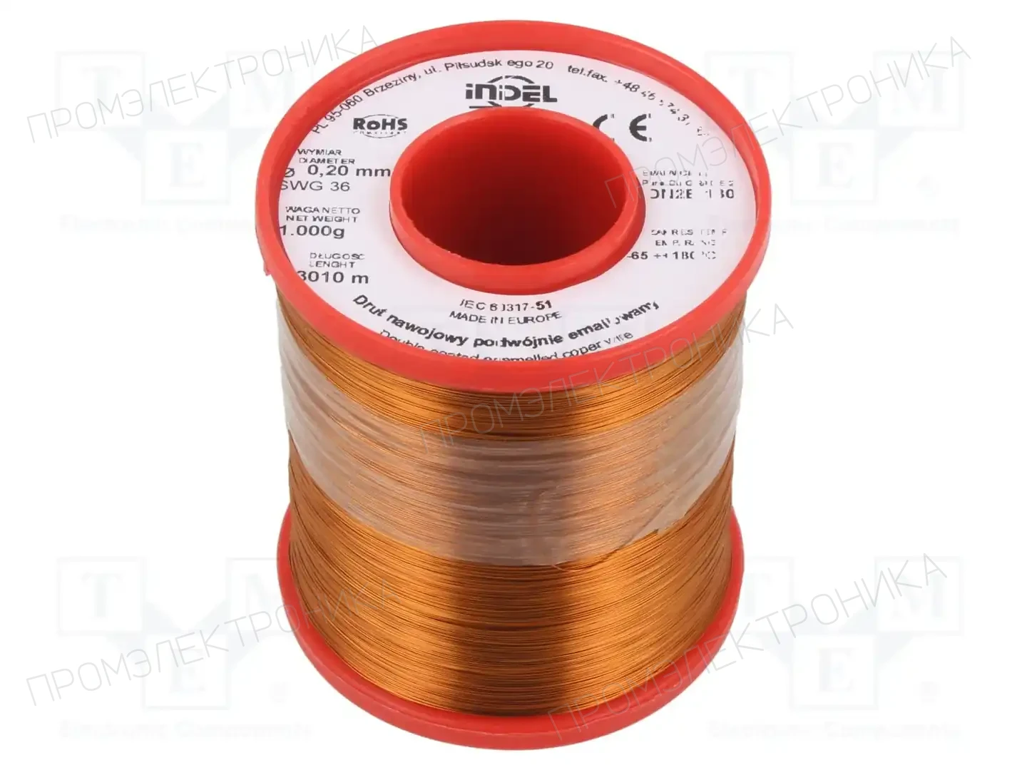 INDEL DN2E0,20-1KG — Проволока обмоточная