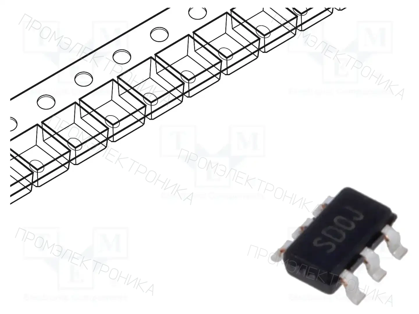 Microchip Technology MCP60713T-E/CH — Операционные усилители SMD