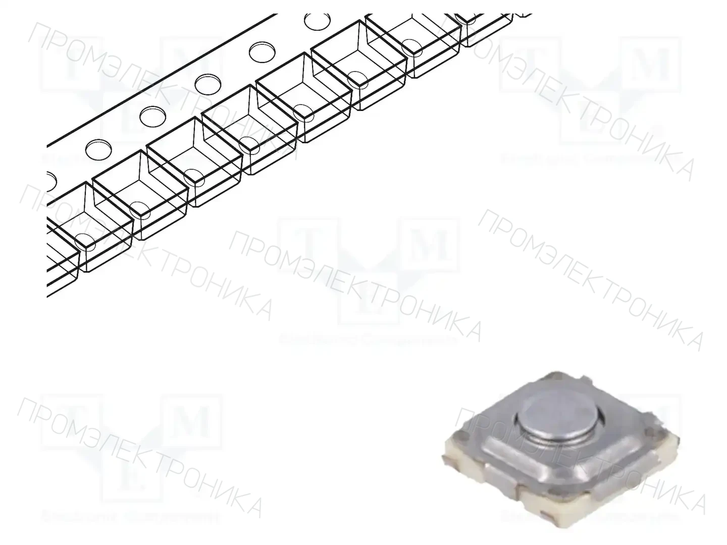 PANASONIC EVQPLDA15 — Микропереключатели TACT