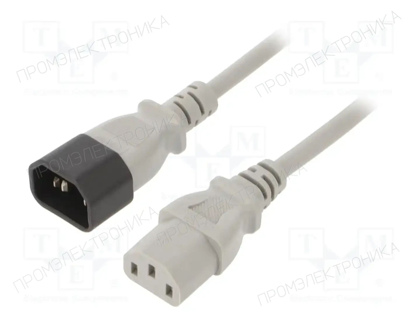 LIAN DUNG LT-602+501 H05VV-F 0.75/3C GRY 1M — Кабели питания компьютерные и универс