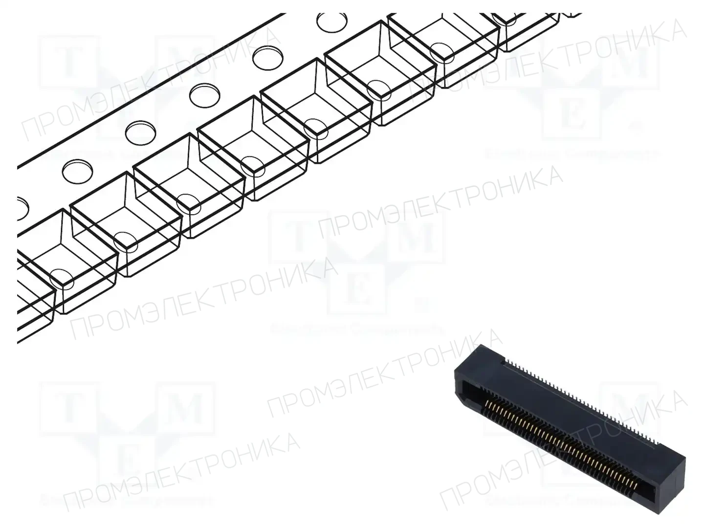 SAMTEC ERF5-040-05.0-L-DV-K-TR — Разъeмы пластина - пластина