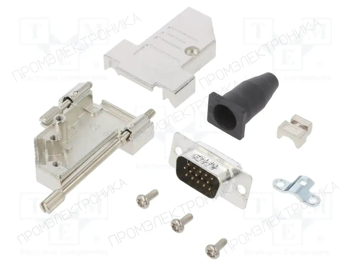 AMPHENOL COMMUNICATIONS SOLUTIONS L17DTSL09-RG-LJS-S+L717HDE15P — Комплектные штекеры D-Sub