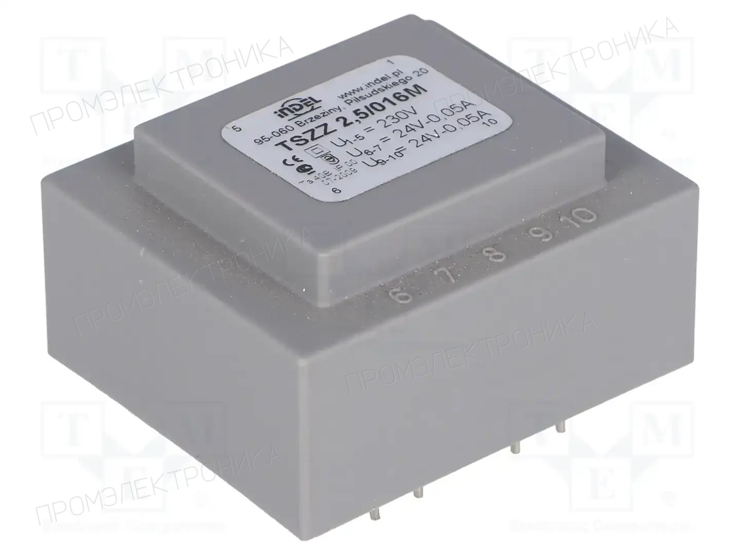 INDEL TSZZ2.5/016M — Трансформаторы PCB