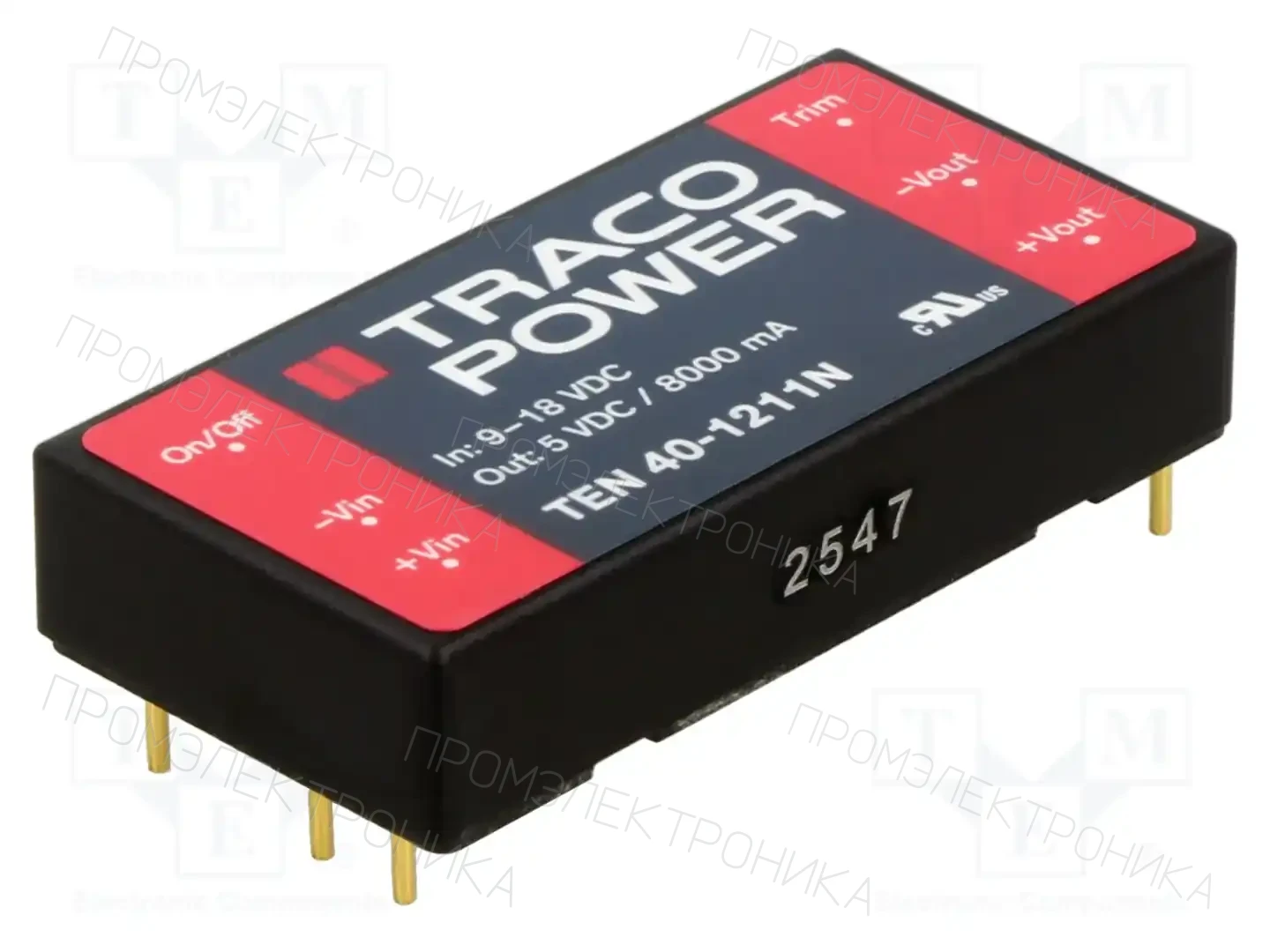 TRACO POWER TEN 40-1211N — Преобразователи DC/DC