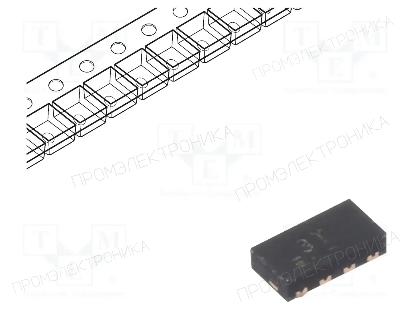 NEXPERIA PUSB3TB6AZ — Диоды защитные - сборки