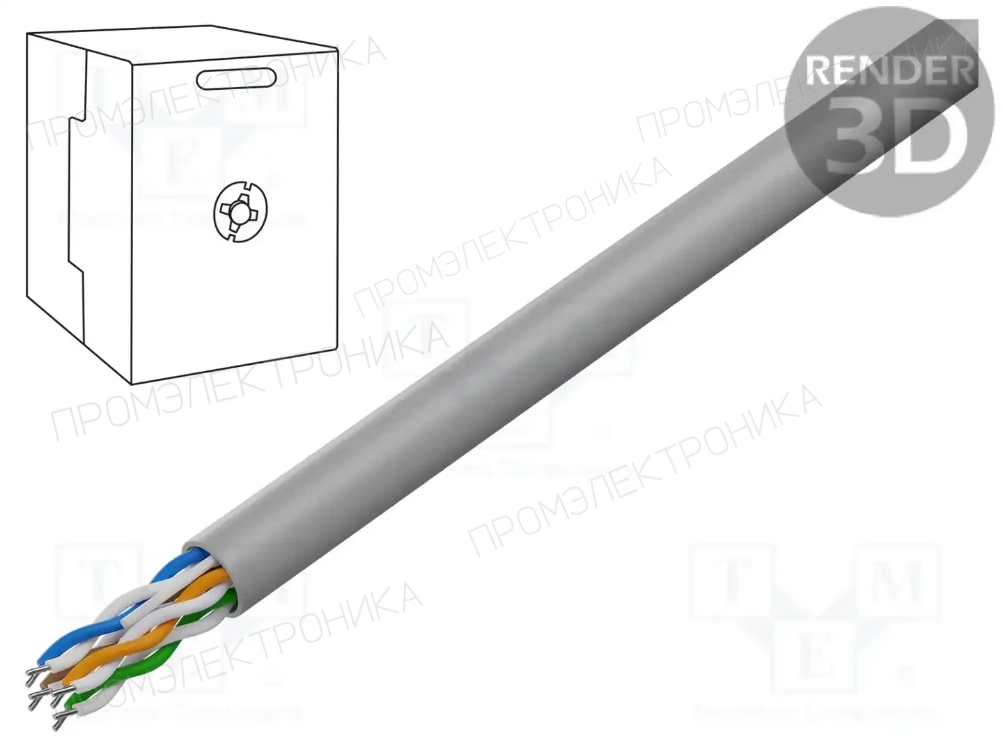 QOLTEC 50358 — Провода телекоммуникационные