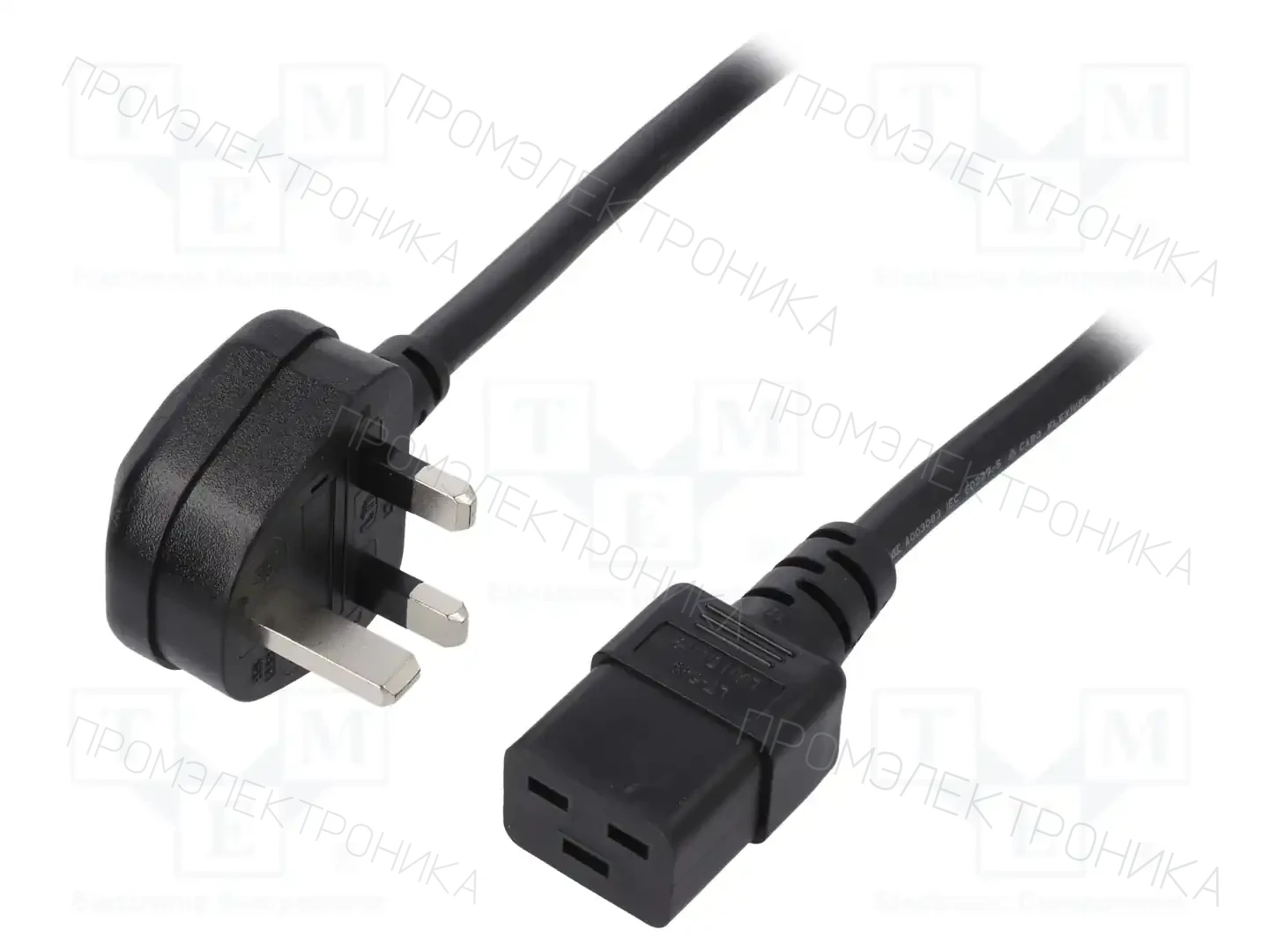 LIAN DUNG LT-318(13A)+549 3X1.5 BLK 2M — Кабели питания компьютерные и универс