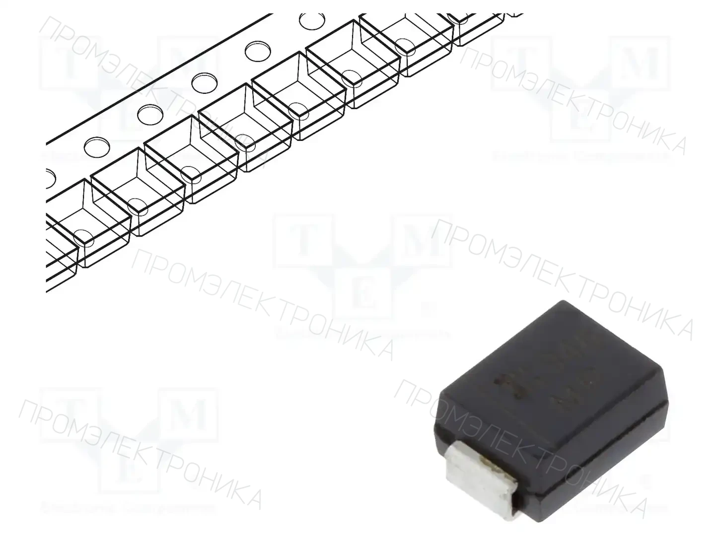 DIODES INCORPORATED SMBJ36A-13-F — Диоды TVS SMD однонаправленные